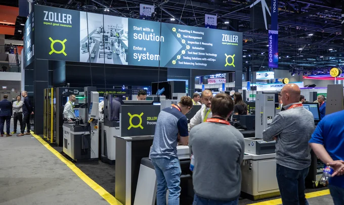 ZOLLER booth at IMTS 2024