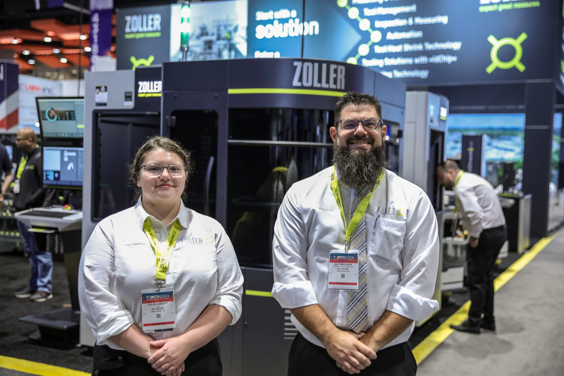 ZOLLER employees at IMTS